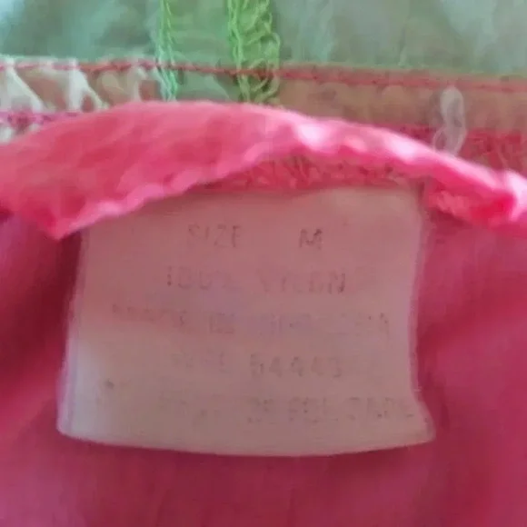 Vintage Neon Pink Purple Green Windbreaker M - Picture 6 of 11